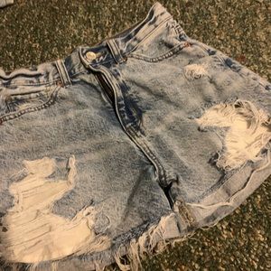 american eagle jean shorts